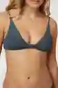 ONeill Top Bikini Saltwater Solids Pismo Azul Talla L