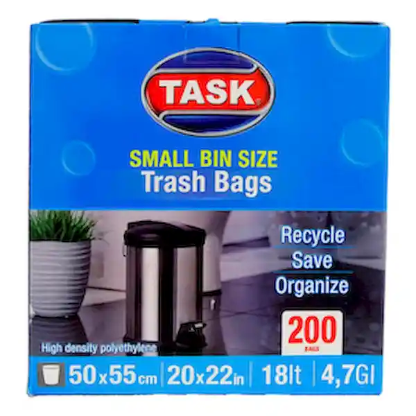 Task Bolsa para Basura Papelera 50 por 55 Cm