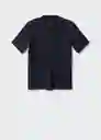 Camiseta Kimi Navy Talla XL Hombre Mango