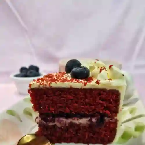 Porción de Torta Red Velvet