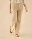 Pantalón Beige Albarizo Medio Talla 12 632G002 Esprit
