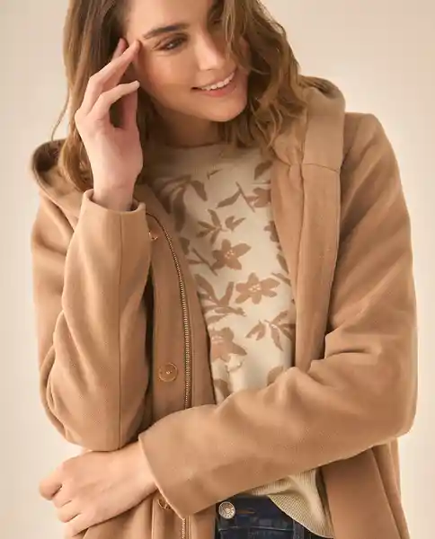 Chaqueta Café Canela Oscuro Talla L 423G200 Esprit