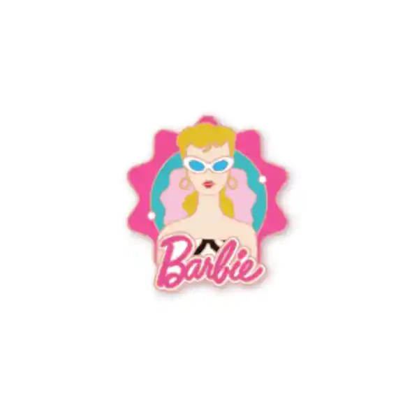Adhesivo Brillante Insignia de Metal Serie Barbie Miniso