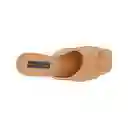 Sandalias Tacón Iris Beige Talla 40