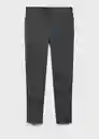 Pantalón Monaco Gris Talla 38 Hombre Mango