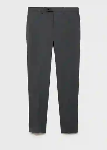 Pantalón Monaco Gris Talla 38 Hombre Mango