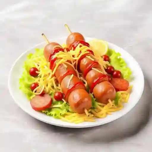 Chuzo De Salchicha Y Pepperoni