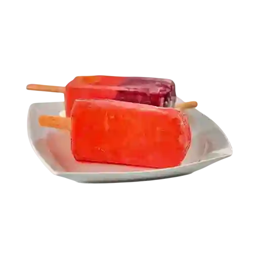 Paleta de Fresa con Leche Condensada