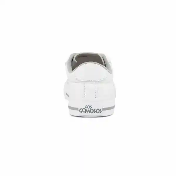 Los Gomosos Tenis Escolar Capra Bajo Unisex Blanco Talla 20