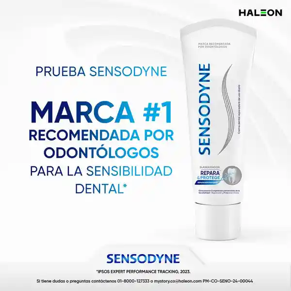 Sensodyne Crema Dental Blanqueador Repara y Protege