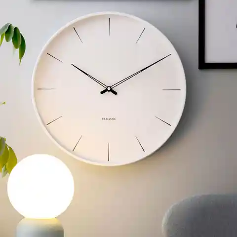 Present Time Reloj Pared Lure Blanco