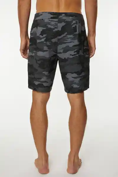 ONeill Short de Baño Hyperfreak Camo Am Negro Talla 36