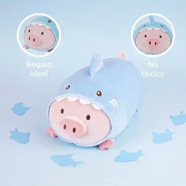 Peluche 13In Gigi Con Disfraz de Tiburón Mini Family Miniso