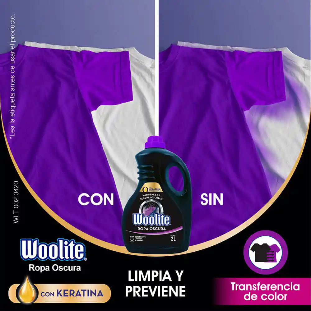 Woolite Detergente Líquido Ropa Oscura