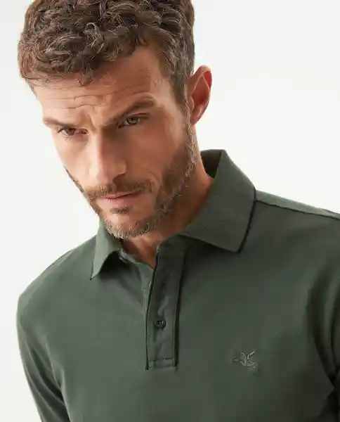 Camiseta Details Contrats Polo Verde Cienaga T S Chevignon