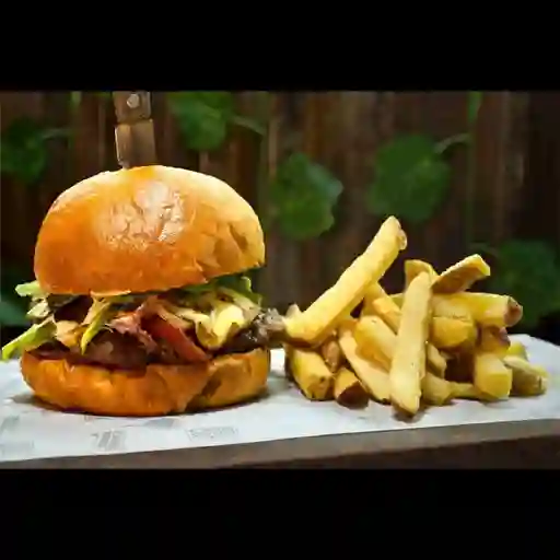 Hamburguesas más papa
