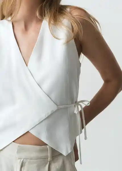 Camisa Alana Mujer Crudo Puro Claro T S 012G358 Naf Naf