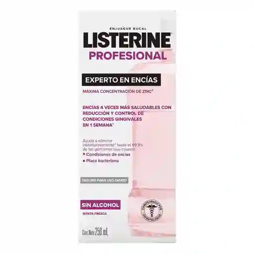Enjuague Bucal Listerine Profesional
