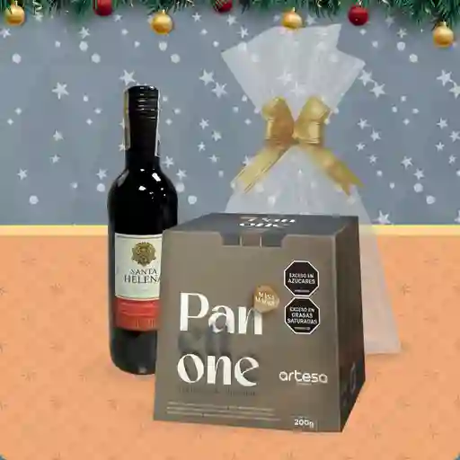 Dúo navideño panettone