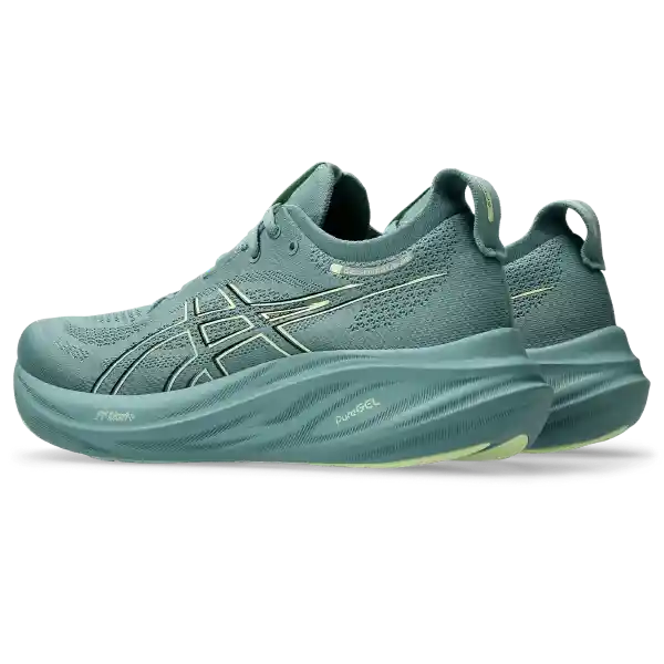 Asics Zapatos Gel-Nimbus 26 Hombre Verde Talla 8 1011B794-300