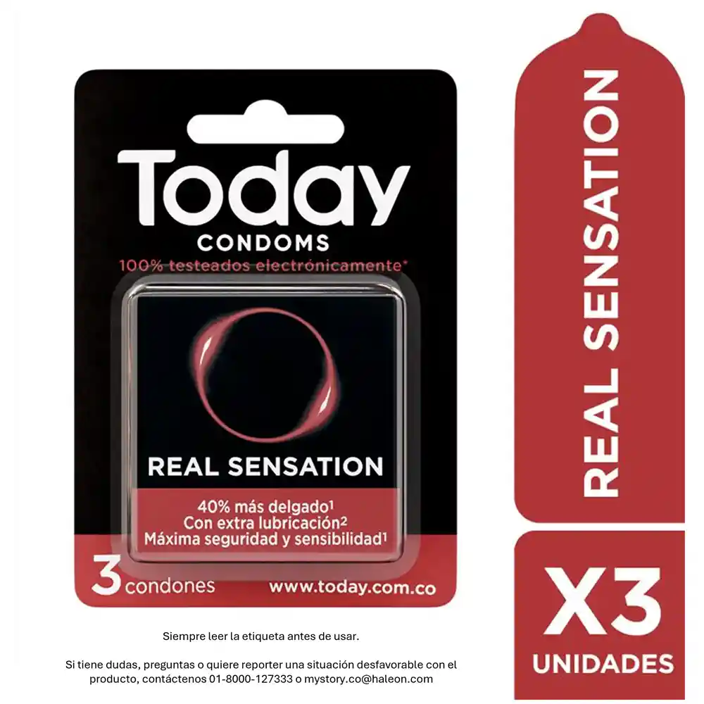 Today Condones Real Sensation