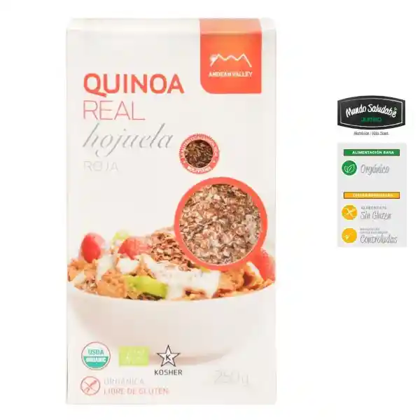 Quinoa Real Hojuela Andean Valley Roja