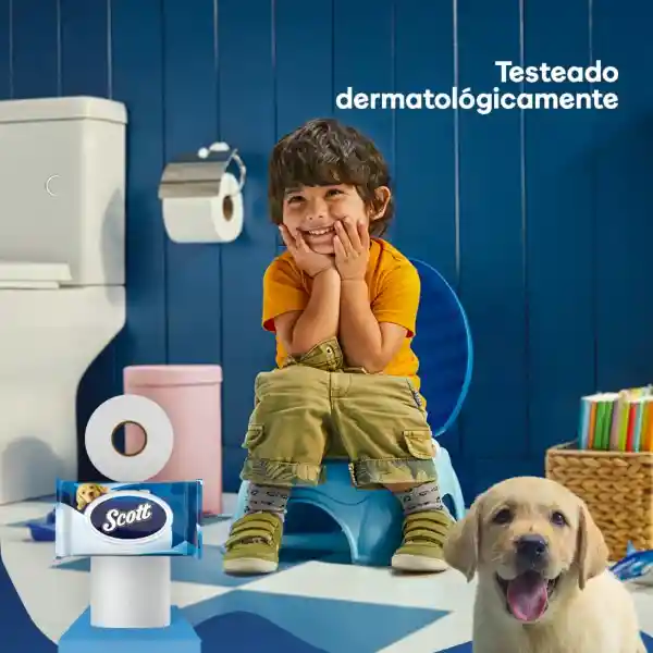 Papel Higiénico Húmedo Scott 48 Und