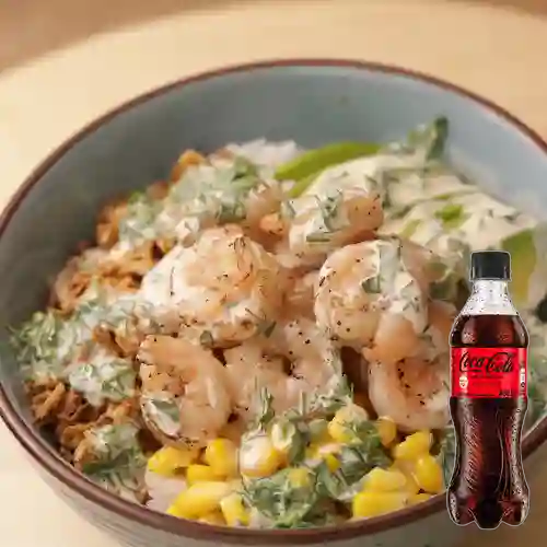 Combo Poke Acevichado + Coca Cola Sin Azúcar 400 ml
