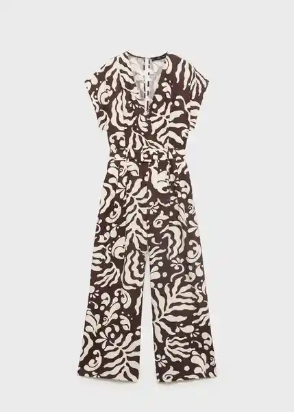Enterizo Mono Merci Marrón Talla L Mujer Mango