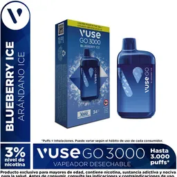 Vuse Go Vapeador Blue Raspberry 3000 Puffs