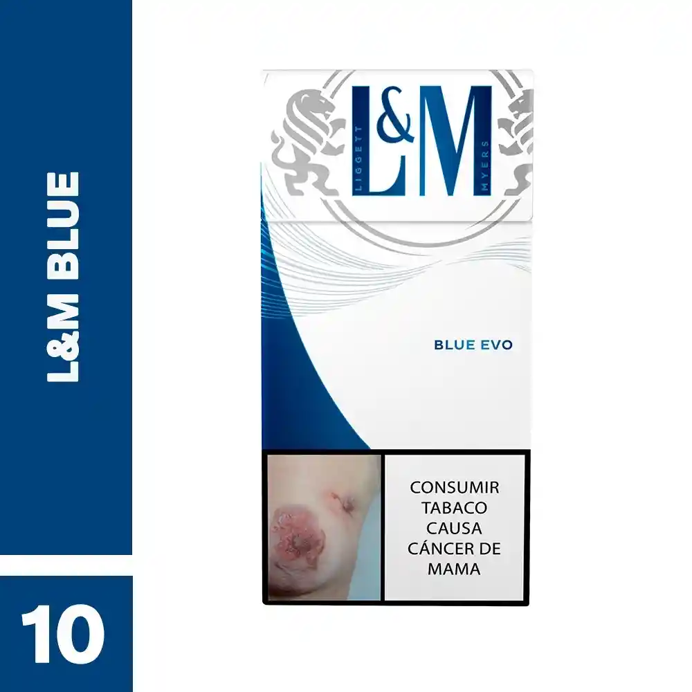 L&M Blue​ x 10 Cigarrillos