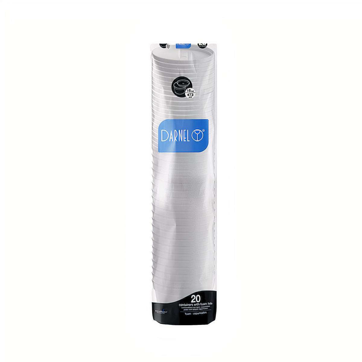 Darnel Contenedor Desechable con Tapa 20 und