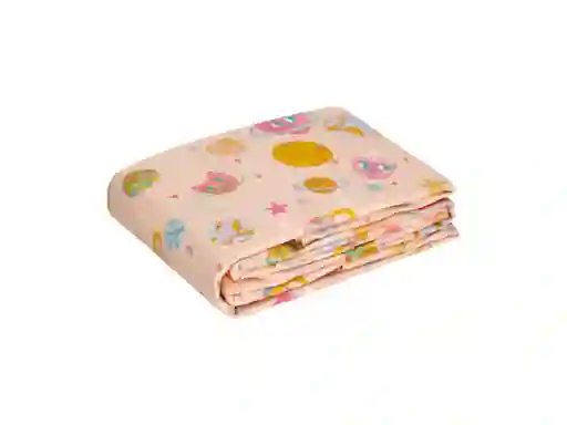 Set Sabanas Estampadas Niña Salmón Casaideas