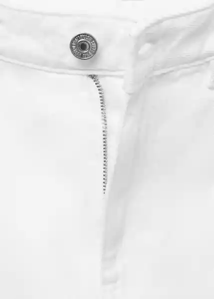Jean Gala Blanco Talla 38 Mujer Mango