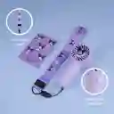 Ventilador de Mano Kuromi Morado Serie Sanrio Miniso