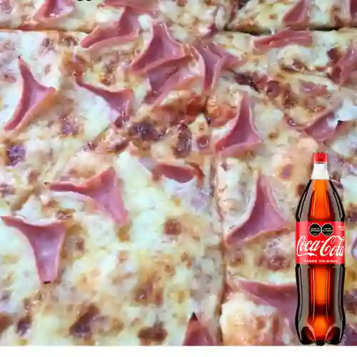 Combo Jamón&Queso 40cm +Cocacola Orig 1.5l