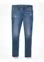 Jean Skinny Azul Talla 30 X 30 Hombre American Eagle