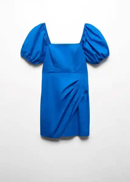 Vestido Garci Azul Talla M Mujer Mango