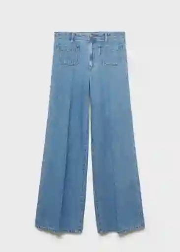 Jean Emma Tejano Medio Talla 34 Mujer Mango