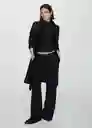 Top Acai Negro Talla XS Mujer Mango