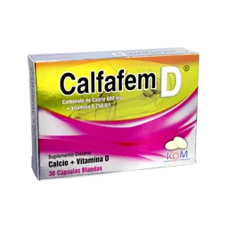 Calfafem D Suplemento Dietario (600 mg/250 UI)
