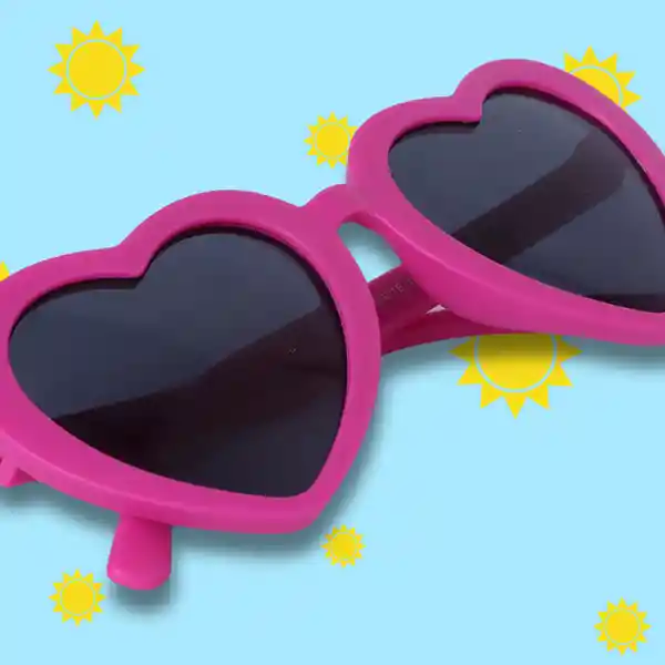 Gafas de Sol en Forma de Corazón Para Niños Serie Miniso