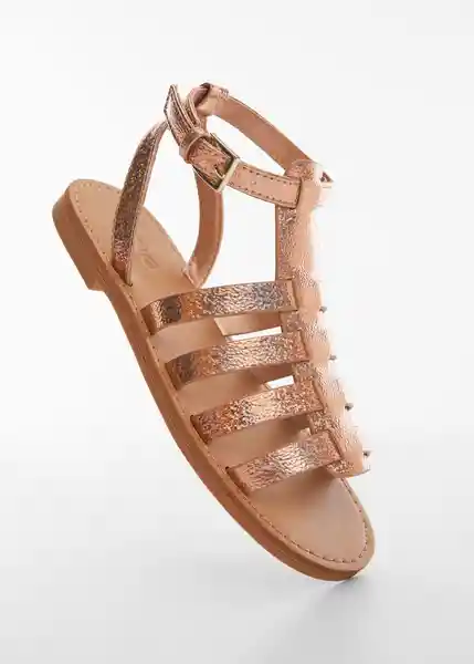 Sandalias Roi Oro Talla 33 Niñas Mango