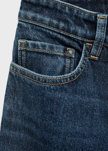 Jean Newmom Tejano Oscuro Talla 40 Mujer Mango