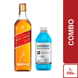 Combo Johnnie Walker Red Label + Hidratante Gatorlit Mora