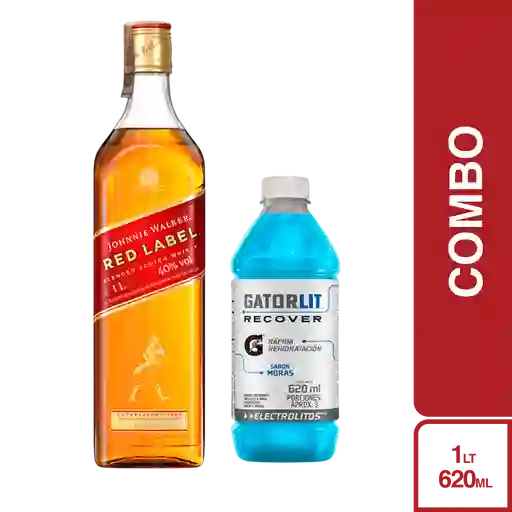 Combo Johnnie Walker Red Label + Hidratante Gatorlit Mora
