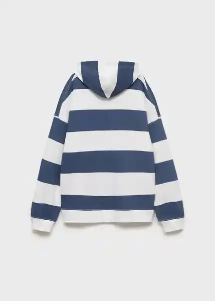 Buzo Sudadera Stripho Azul Talla 10 Niños Mango