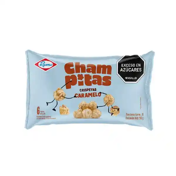 Champitas Caramelo 6 UND X40G