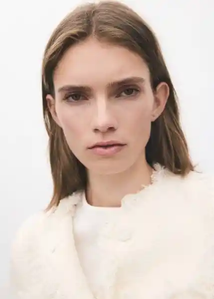 Chaqueta Cloves Offwhite Talla M Mujer Mango