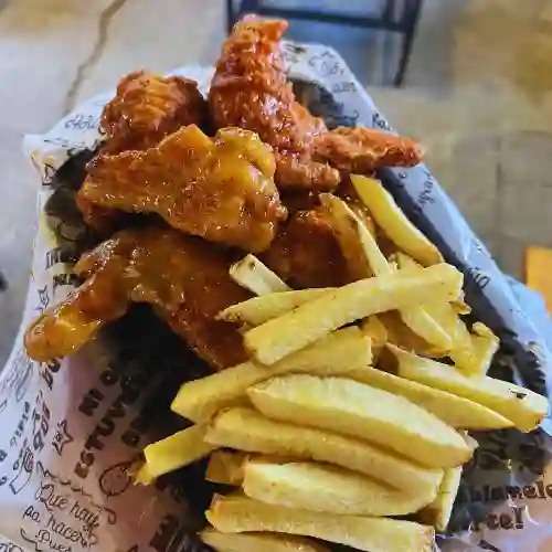 Alitas x6 miel mostaza